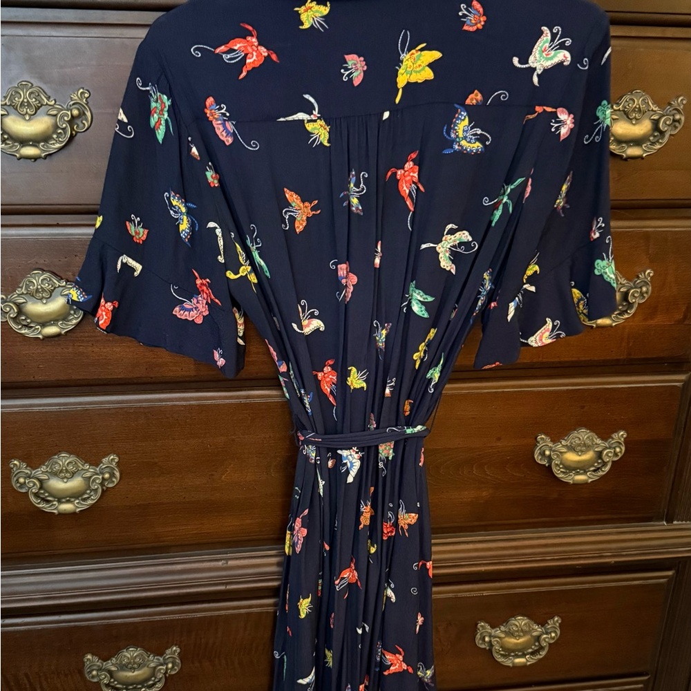 Maeve by Anthropologie Flutterby midi shirt dress- size Medium - Picture 4 of 5